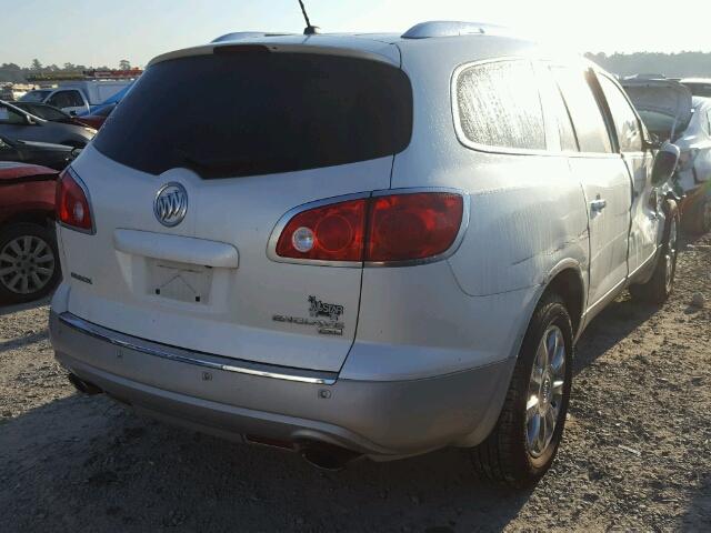 5GAKRBED6BJ311615 - 2011 BUICK ENCLAVE CX WHITE photo 4
