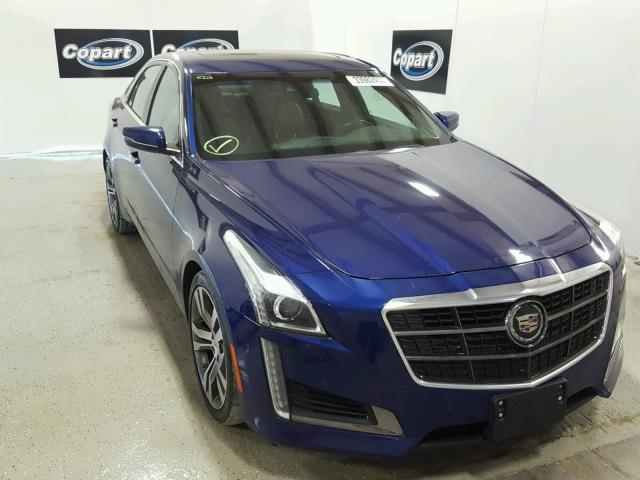 1G6AV5S86E0129764 - 2014 CADILLAC CTS VSPORT BLUE photo 1