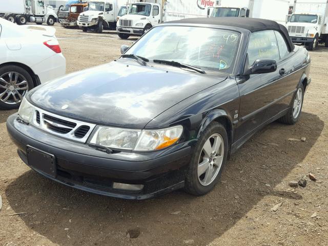 YS3DF78K927002346 - 2002 SAAB 9-3 BLACK photo 2