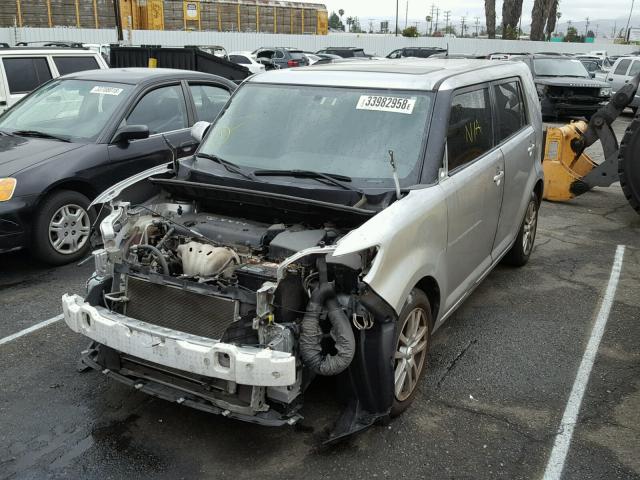 JTLKE50E781016676 - 2008 SCION XB GRAY photo 2