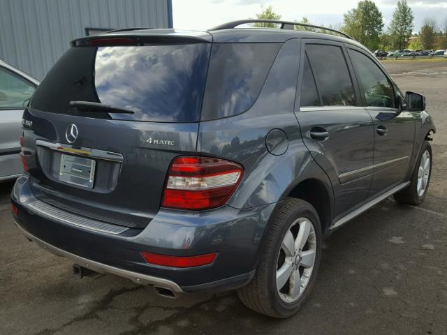 4JGBB8GB5BA733100 - 2011 MERCEDES-BENZ ML 350 4MA BLACK photo 4