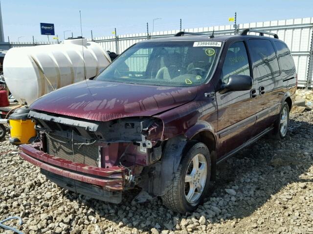 1GNDV33157D210788 - 2007 CHEVROLET UPLANDER L ბურგუნდია ფოტო 2