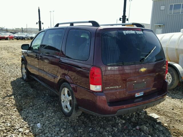 1GNDV33157D210788 - 2007 CHEVROLET UPLANDER L ბურგუნდია ფოტო 3