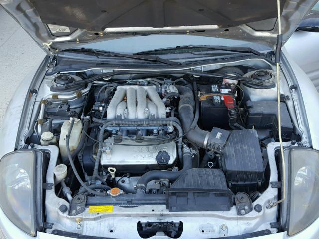 4A3AC54H11E140827 - 2001 MITSUBISHI ECLIPSE GT SILVER photo 7