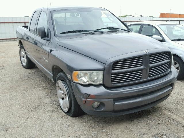 1D7HA18DX3S316873 - 2003 DODGE RAM 1500 S GRAY photo 1