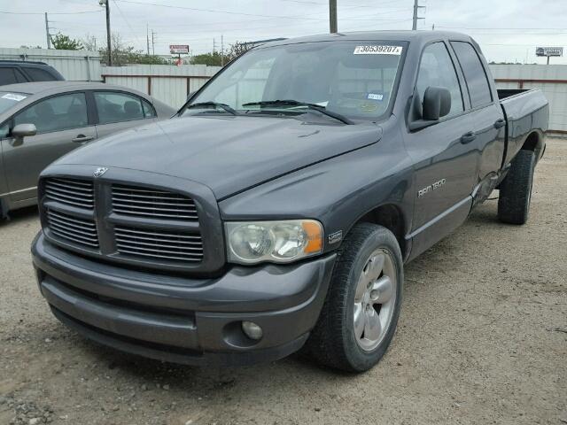 1D7HA18DX3S316873 - 2003 DODGE RAM 1500 S GRAY photo 2