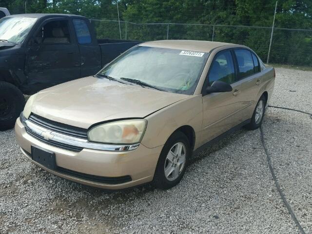 1G1ZT52874F217457 - 2004 CHEVROLET MALIBU LS Қоңыр фото 2