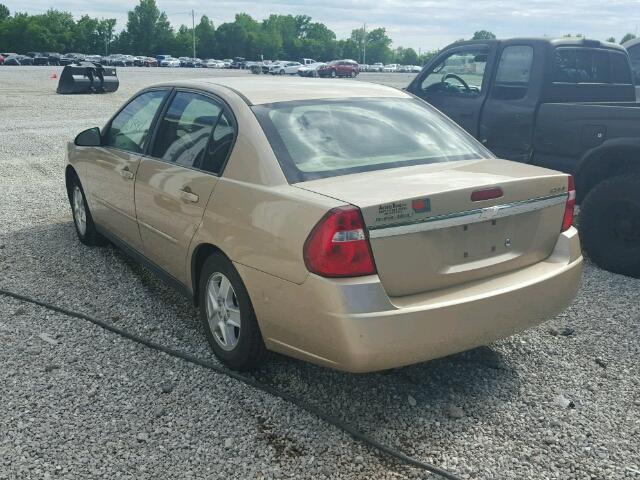 1G1ZT52874F217457 - 2004 CHEVROLET MALIBU LS Қоңыр фото 3