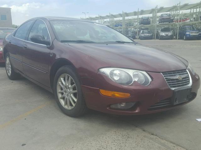 2C3AE66G31H707821 - 2001 CHRYSLER 300M MAROON photo 1