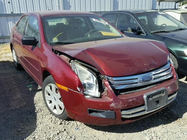 3FAHP06Z77R254860 - 2007 FORD FUSION S RED photo 1
