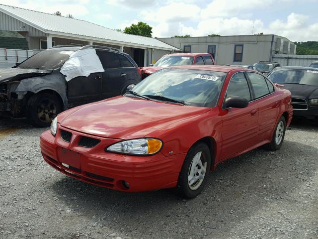1G2NF52E42C313942 - 2002 PONTIAC GRAND AM S Qırmızı foto 2