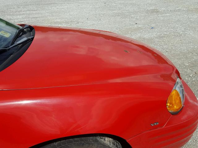 1G2NF52E42C313942 - 2002 PONTIAC GRAND AM S Qırmızı foto 9