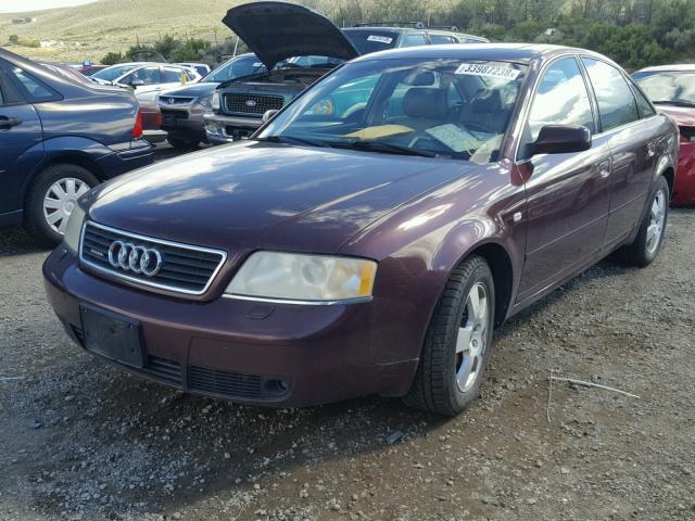 WAUED54B3YN059610 - 2000 AUDI A6 2.7T QU PURPLE photo 2