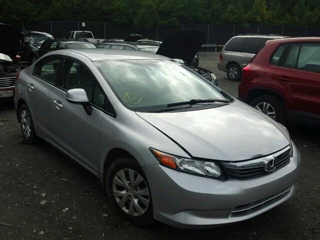 19XFB2F55CE008738 - 2012 HONDA CIVIC SILVER photo 1