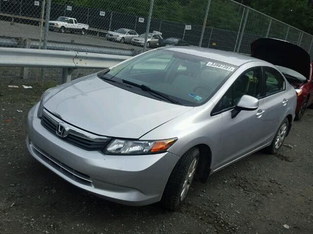 19XFB2F55CE008738 - 2012 HONDA CIVIC SILVER photo 2