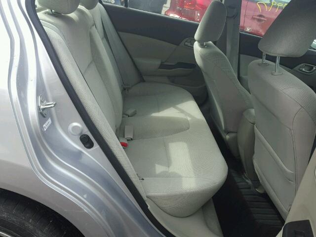 19XFB2F55CE008738 - 2012 HONDA CIVIC SILVER photo 6