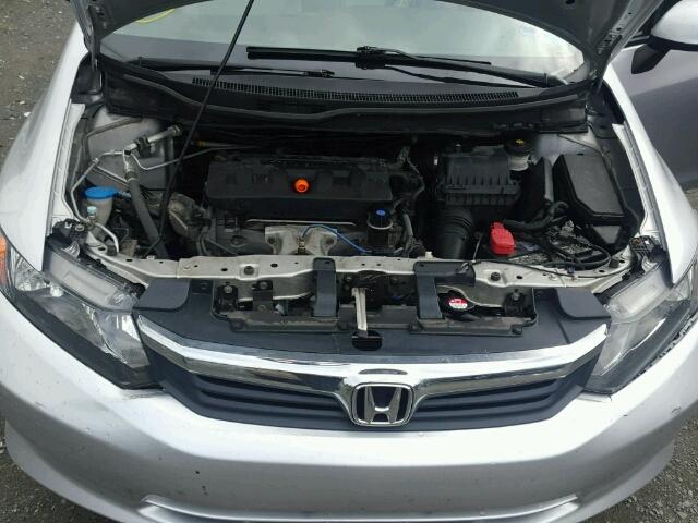 19XFB2F55CE008738 - 2012 HONDA CIVIC SILVER photo 7