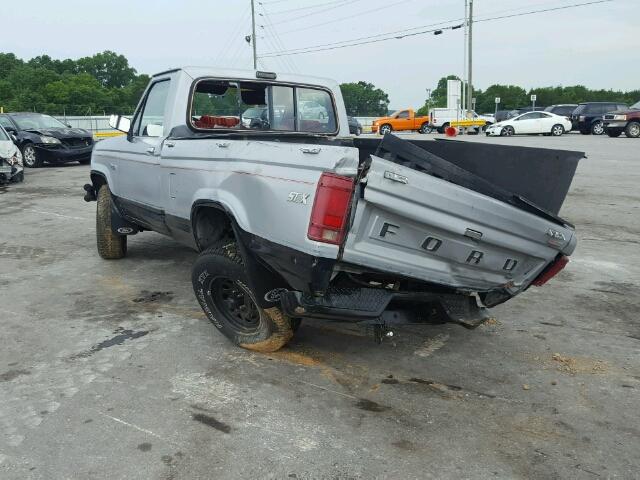 1FTCR11S4FUC52411 - 1985 FORD RANGER SILVER photo 3