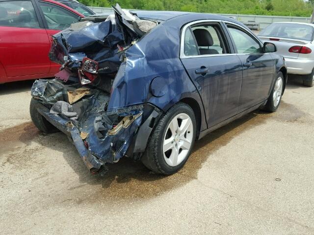 1G1ZA5E05A4100933 - 2010 CHEVROLET MALIBU LS ლურჯი ფოტო 4