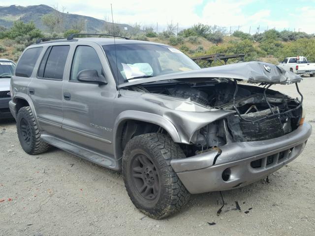 1B4HS28Z11F532719 - 2001 DODGE DURANGO SILVER photo 1