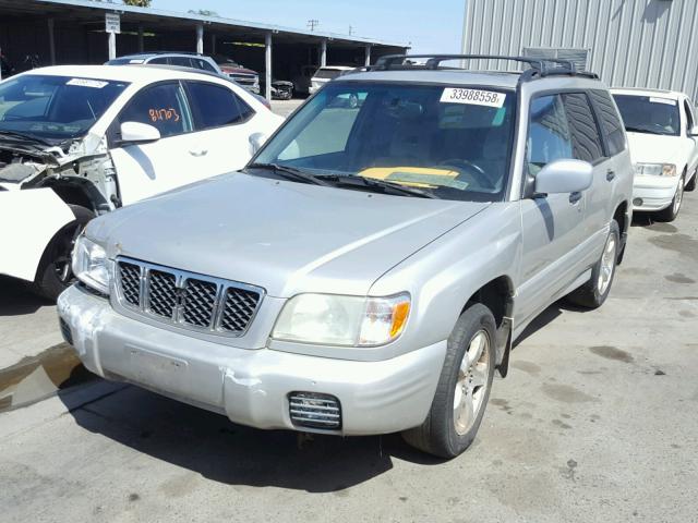 JF1SF65661H767478 - 2001 SUBARU FORESTER S SILVER photo 2
