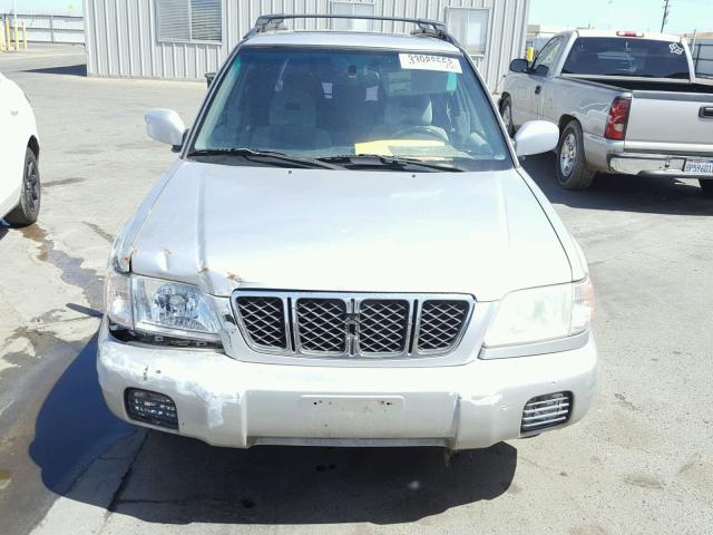 JF1SF65661H767478 - 2001 SUBARU FORESTER S SILVER photo 9