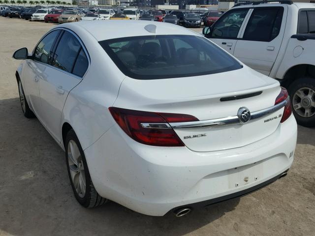 2G4GK5EX7G9169360 - 2016 BUICK REGAL WHITE photo 3