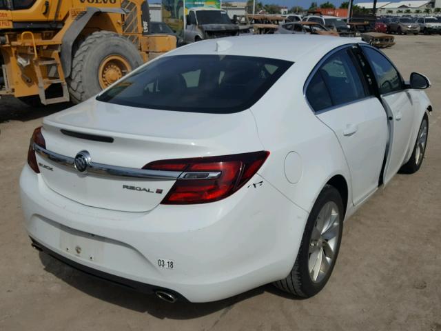 2G4GK5EX7G9169360 - 2016 BUICK REGAL WHITE photo 4