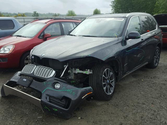 5UXKR6C36H0J84829 - 2017 BMW X5 XDRIVE5 გრაფიტი ფოტო 2