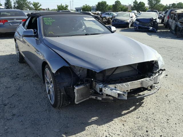 WBALZ3C56CDL71699 - 2012 BMW 650 I GRAY photo 1