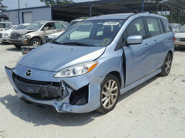 JM1CW2CL4C0138738 - 2012 MAZDA 5 BLUE photo 2