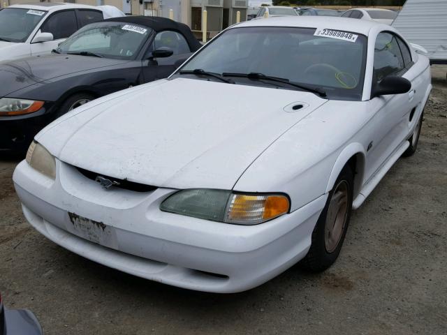 1FALP42T4SF274377 - 1995 FORD MUSTANG GT WHITE photo 2