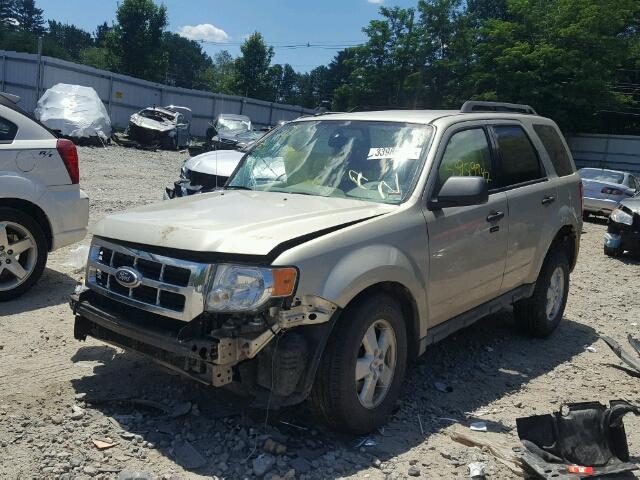 1FMCU9D77AKB11224 - 2010 FORD ESCAPE XLT BEIGE photo 2