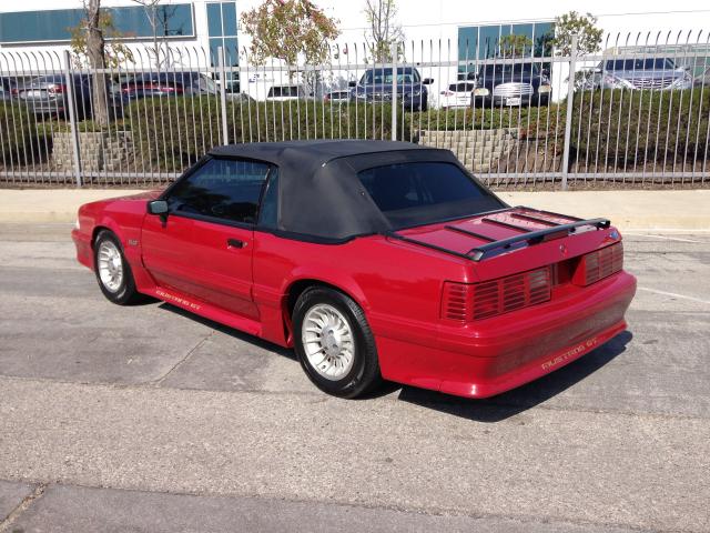 1FABP45E4KF266790 - 1989 FORD MUSTANG GT RED photo 6