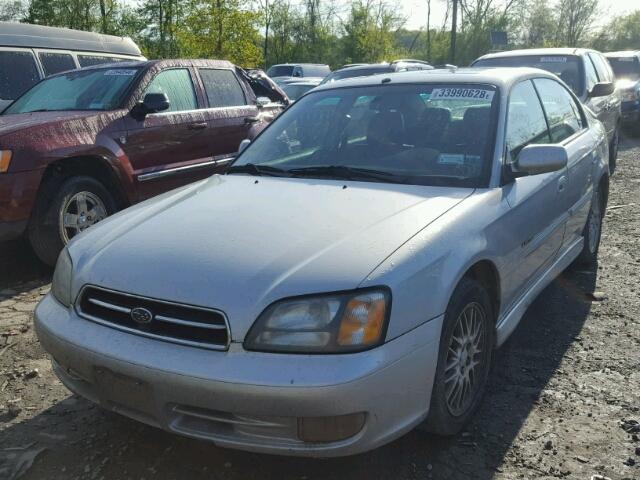 4S3BE656727213760 - 2002 SUBARU LEGACY GT SILVER photo 2