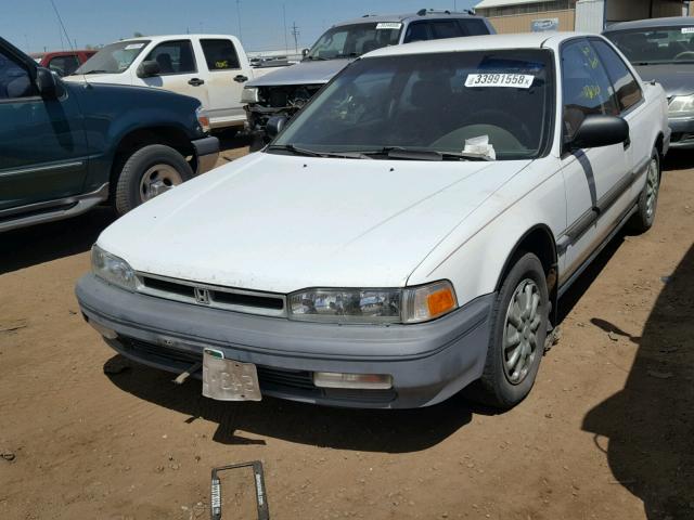 1HGCB7144LA016557 - 1990 HONDA ACCORD DX WHITE photo 2