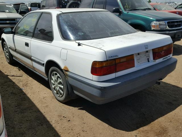 1HGCB7144LA016557 - 1990 HONDA ACCORD DX WHITE photo 3