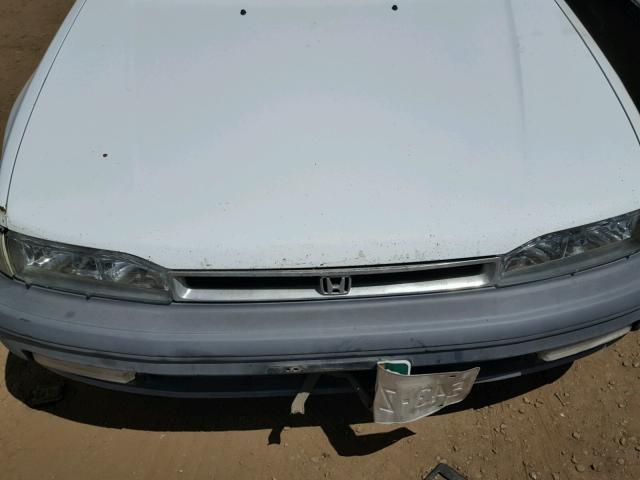 1HGCB7144LA016557 - 1990 HONDA ACCORD DX WHITE photo 7