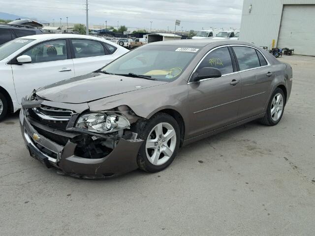 1G1ZB5E02CF105706 - 2012 CHEVROLET MALIBU LS ყავისფერი ფოტო 2