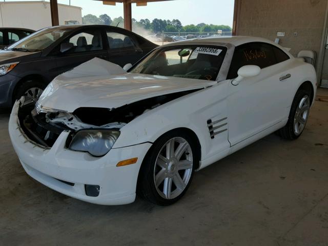 1C3AN69L74X023671 - 2004 CHRYSLER CROSSFIRE WHITE photo 2