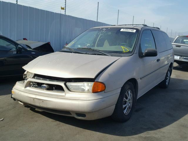 2FMZA5141WBD92492 - 1998 FORD WINDSTAR W TAN photo 2