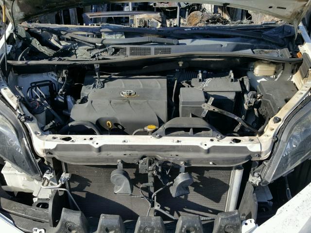 5TDXK3DC7CS262615 - 2012 TOYOTA SIENNA SPO BURN photo 7