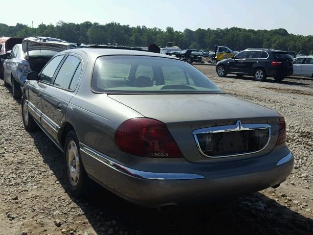 1LNHM97V0YY904355 - 2000 LINCOLN CONTINENTA GRAY photo 3