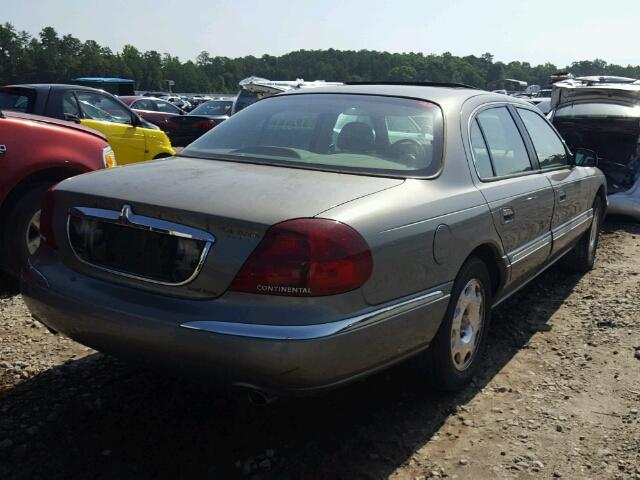 1LNHM97V0YY904355 - 2000 LINCOLN CONTINENTA GRAY photo 4