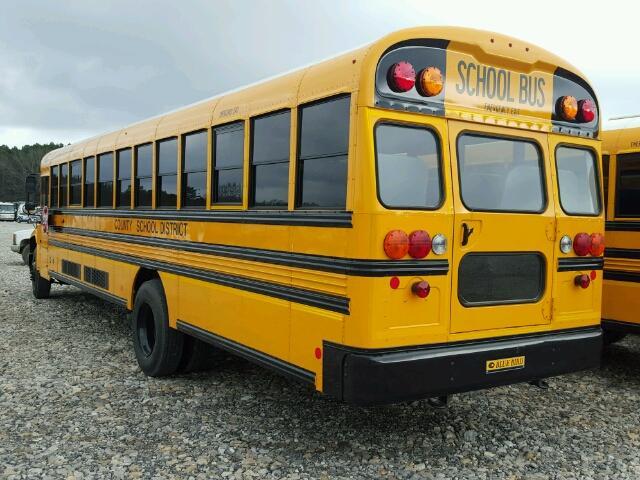 1BAKGCPH6HF327510 - 2017 BLUE BIRD SCHOOL BUS YELLOW photo 3