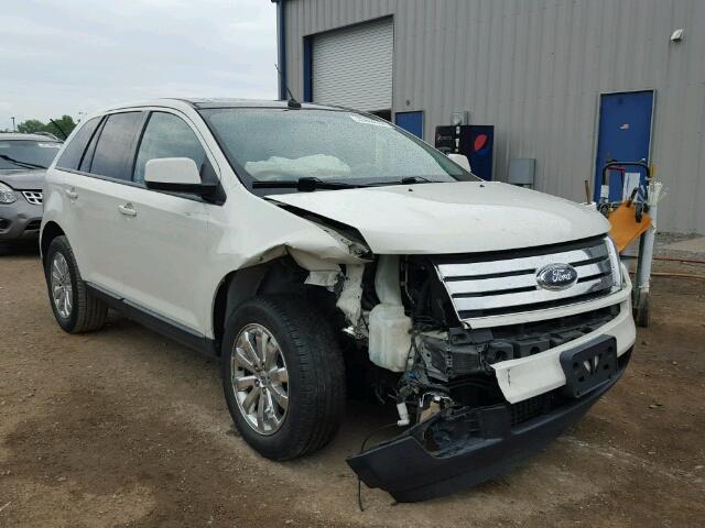 2FMDK3JCXABA56299 - 2010 FORD EDGE SEL WHITE photo 1