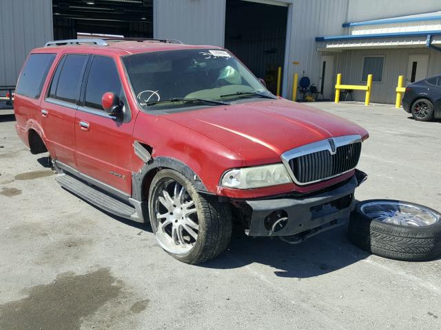 5LMFU28R32LJ18034 - 2002 LINCOLN NAVIGATOR Czerwony zdjęcie 1