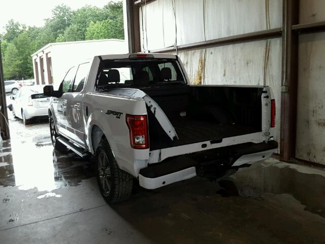 1FTEW1EF2GFC54971 - 2016 FORD F150 SUPER WHITE photo 3