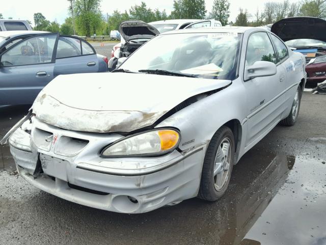 1G2NW12E31M672202 - 2001 PONTIAC GRAND AM G SILVER photo 2