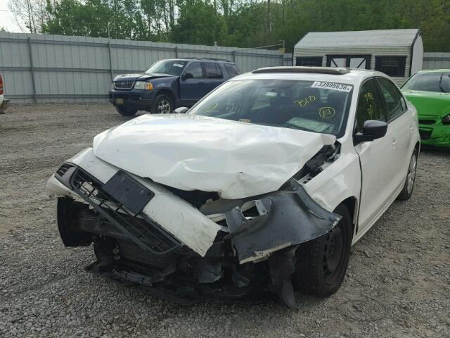3VW2K7AJ6CM338181 - 2012 VOLKSWAGEN JETTA BASE 白色 照片 2
